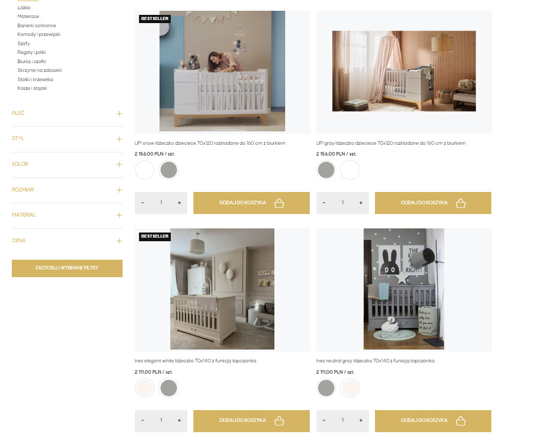 Łóżeczka dziecięce a materac - jak dobrać odpowiednią twardość?