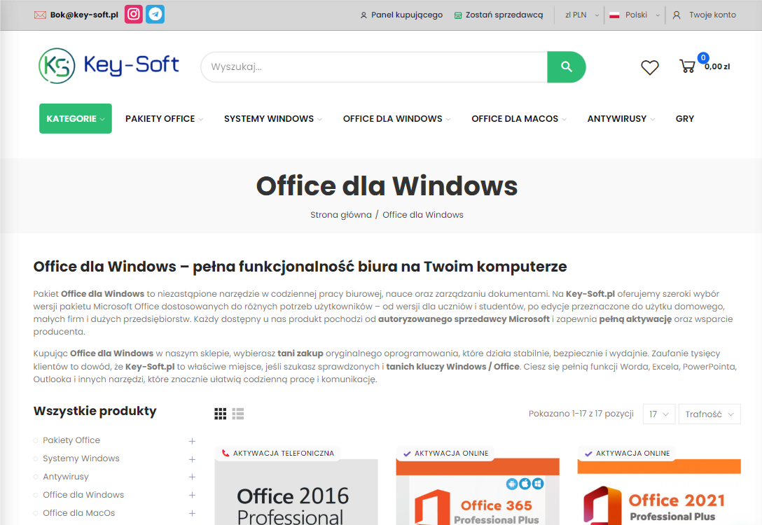 Microsoft Office dla Windows - praktyczne zastosowania najpopularniejszych programów