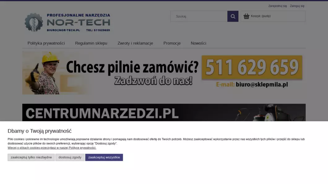 Centrum narzędzi Warszawa - Nor-Tech - zrzut ekranu