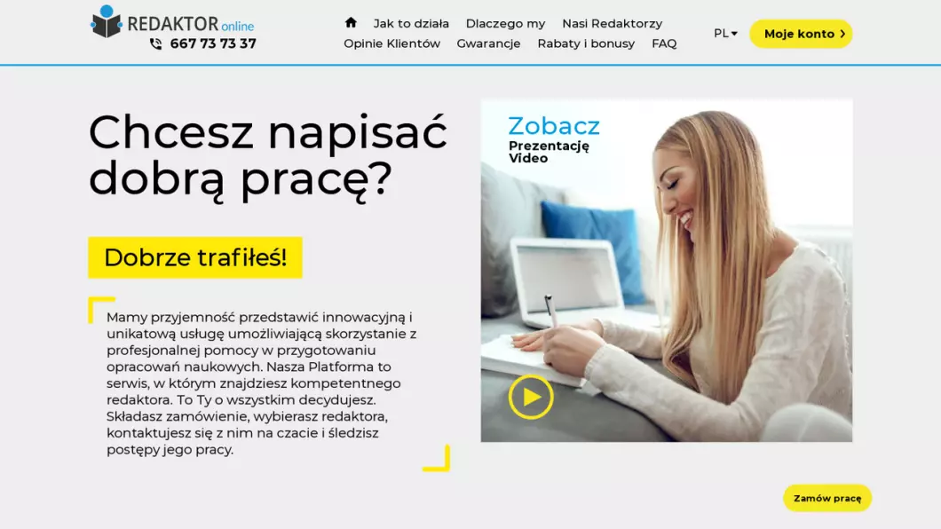 ProMedia Wojciech Kowalski - Pomoc w pisaniu prac - zrzut ekranu