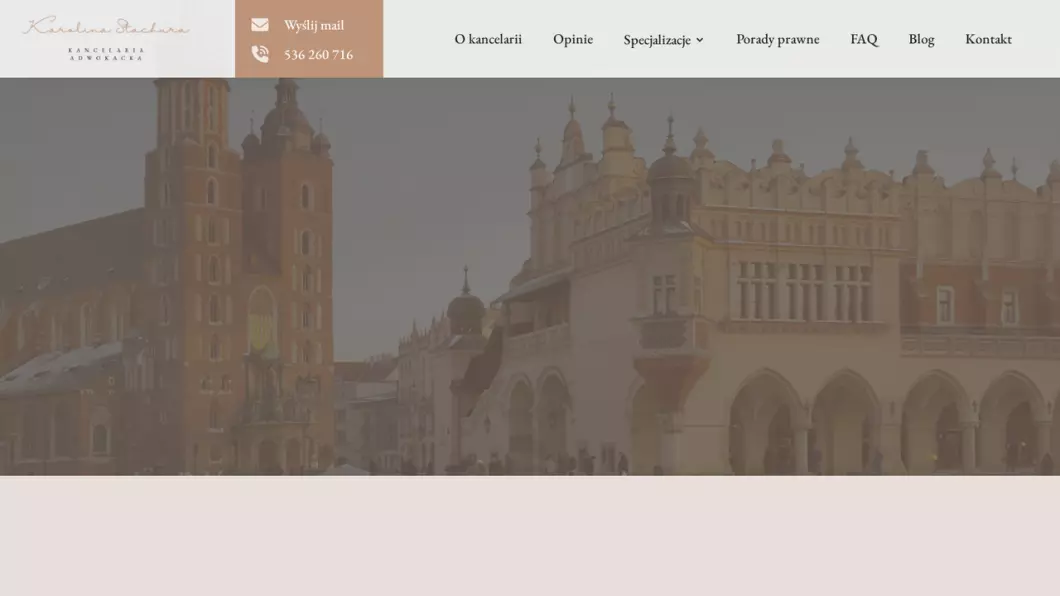 Adwokat Karolina Stachura - zrzut ekranu