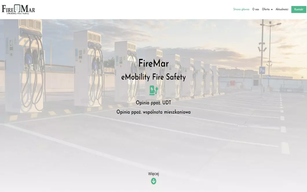 Opinie ppoż. elektromobilność FireMar - zrzut ekranu